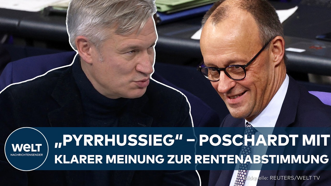 DEUTSCHLAND: „Pyrrhussieg!“ – Poschardt mit klarer Meinung zur Rentenabstimmung!