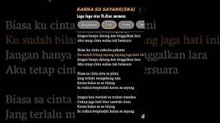 Download lagu karaoke KARNA SU SAYANG vs GITAR VIRAL #viral #lagu #fujian #fyp mp3