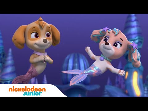 PAW Patrol : La Pat' Patrouille | Les chiots sauvent un château sous-marin 🏰 | Nickelodeon Jr.
