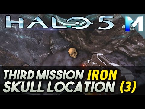 Halo 5 Guardians Skull Location (Iron) Mission 3, Hidden Skull Collectible