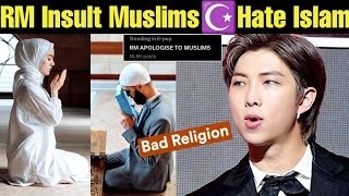 Download lagu 'Islam Is A Bad Religion'- RM 😰 RM Insult Muslims ☪️ BTS Hate Muslim Fans 😰 #bts #rm #kpop #muslim mp3