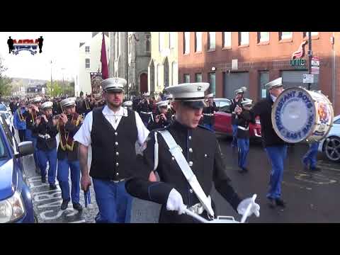 East Bank Protestant Boys Flute Band Arriving @ Shutting of the Gates Parade 2021