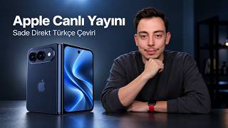 iPhone 18 Pro Max tanıtılıyor! Sade ve Türkçe anlatım ile CANLI YAYIN!