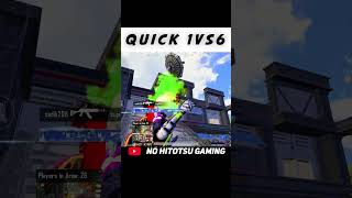 Quick 1vs6 | new map best time kill #mortal #newupdatebattlegroundsmobileindia #bgmi#pubg #jonathan