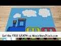 FREE GRAPH Choo Choo Train C2C Tapestry Crochet Pattern Magic Yarn Pixels