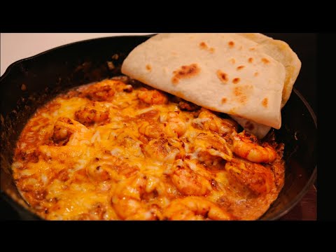 Shrimp (Governor Tacos and Burritos) Handmade Flour Tortillas