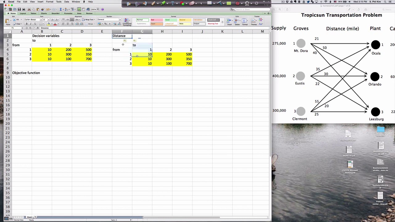 Linear Programming -  tropicsun 3