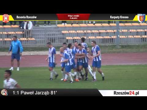 Resovia Rzeszów - Carpathians Krosno 1:1 (FILM)