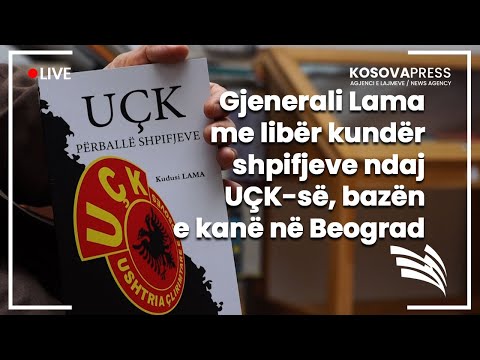 Gjenerali Lama me libër kundër shpifjeve ndaj UÇK-së, bazën e kanë në Beograd