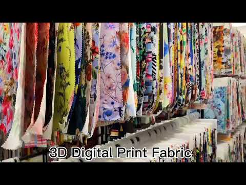 Banglori silk digital printed fabrics, multicolour