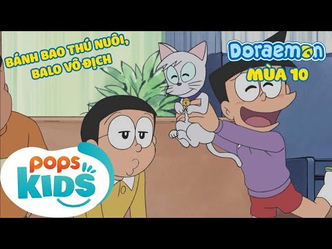 [S10] Doraemon - Tập 513 - Bánh Bao Thú Nuôi, Balo Vô Địch - Hoạt Hình Tiếng Viêt