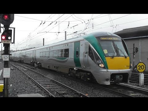Irish Rail 22000 Class Intercity and 8520 Class Dart Trains - Connolly Station