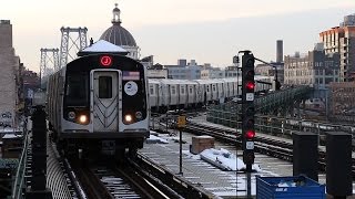 preview picture of video 'New York City Subway: BMT Jamaica and Myrtle Avenue Lines'