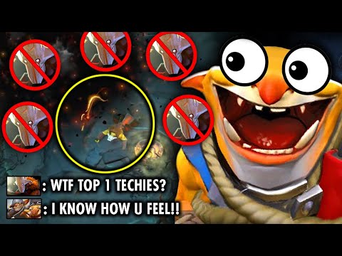 TOP 1 DOTA BUFF TECHIES!! This JUGGERNAUT is a Hard Support When Meet this Techies | Techies Officia