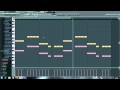 Avicii Levels Tutorial melody (notes in colors) Fl ...