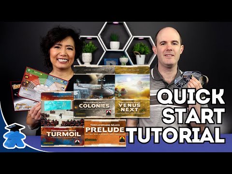 Terraforming Mars Expansions: Colonies, Prelude, Turmoil and Venus Next. Learn in 9 minutes.