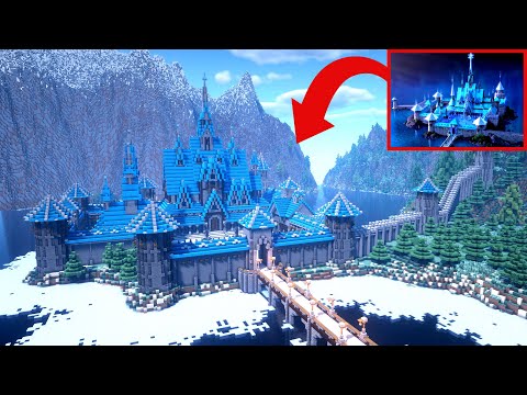 TrixyBlox - Recreating ARENDELLE CASTLE In Minecraft | Frozen 2