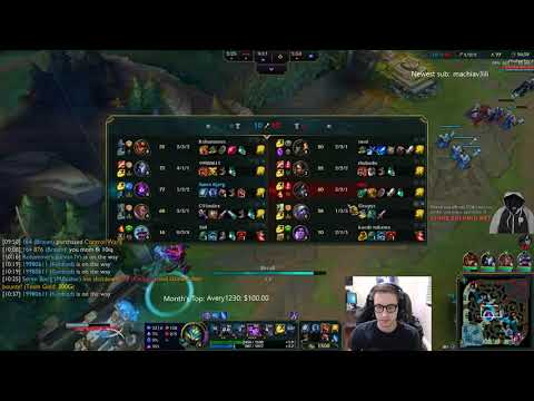 TSM Bjergsen Malzahar vs Katarina mid pre Season 8