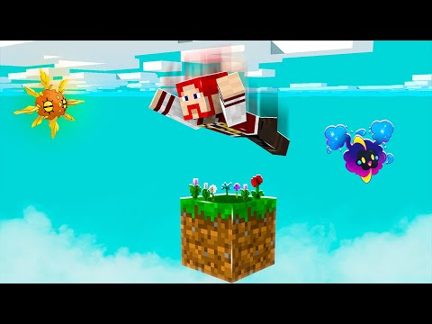 Minecraft PIXELMON EM APENAS UM BLOCO #11 - COMEÇA A CAÇA PELO LENDÁRIO COSMOG !!