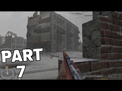 Call Of Duty 1 Gameplay Walkthrough Part 7 | Defending The House