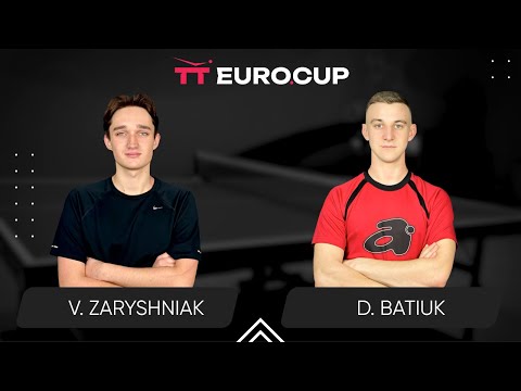 13:15 Vadym Zaryshniak - Dmytro Batiuk 27.08.2024 TT Euro.Cup Ukraine Master. TABLE 3