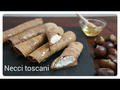 Necci toscani - Crepes con farina di castagne