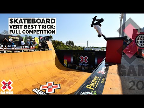 Pacifico Skateboard Vert Best Trick: FULL COMPETITION | X Games 2021