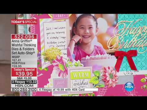 HSN | Anna Griffin Elegant Paper Crafting 7th Anniversary 01.10.2017 - 12 PM