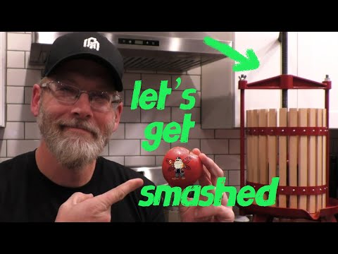 🍎Apple Mash HARD CIDER - Fermenting on the Fruit for more FLAVOR!