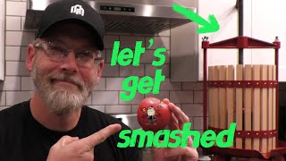 🍎Apple Mash HARD CIDER - Fermenting on the Fruit for more FLAVOR!