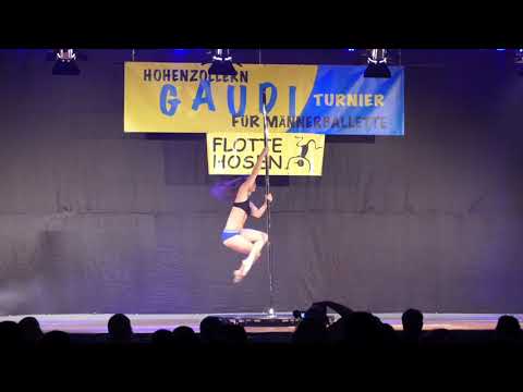 Pole Dance Solo-Gastauftritt Flotte Hosen - Männerballett