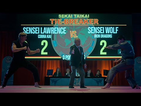 Johnny VS Sensei Wolf | Cobra Kai S6E15 Clip