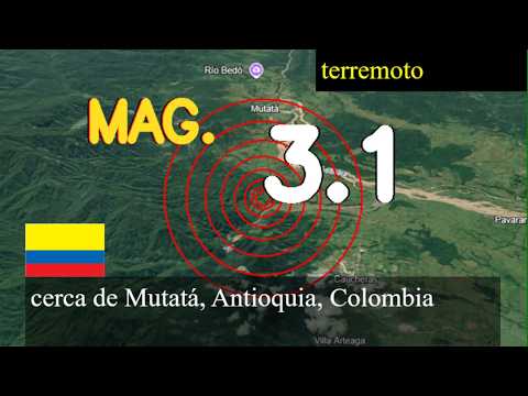 😱🚨  Terremoto cerca de Mutata, Antioquia, Colombia actualizaciones en vivo hoy: Terremoto de magnitu