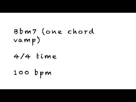 Bbm7 Backing Track