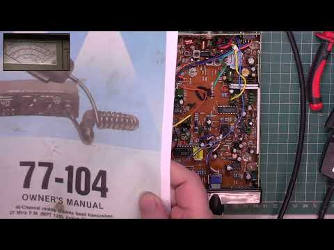 Midland 77-104DUK CB27/81 UK FM CB radio - repair & alignment