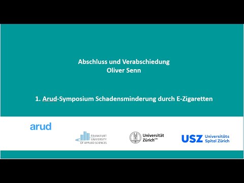 Schadensminderung durch E-Zigaretten – Teil 8 – Oliver Senn
