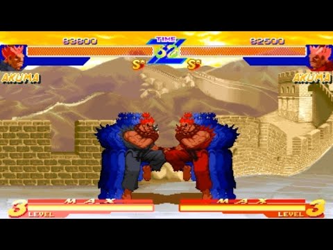 [TAS] Akuma VS Akuma (Street Fighter Zero)