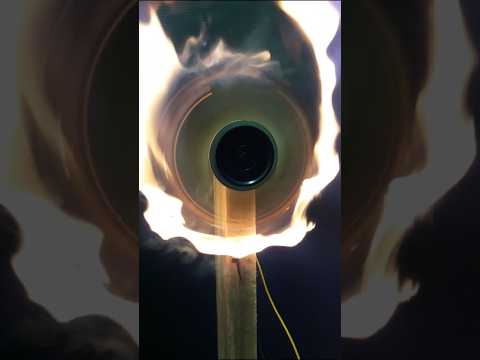 Experimento - Fogo VS força centrifoga #ciência #experimento #física