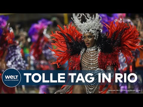 Video Thumbnail: SPEKTAKEL AM ZUCKERHUT: Rio eröffnet Karneval mit Umzügen im Sambodrom
