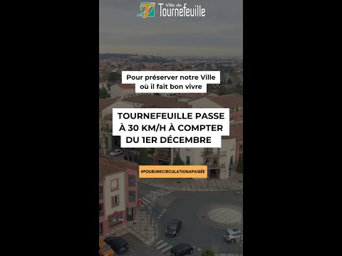 Tournefeuille, Ville 30 : pour une circulation apaisée