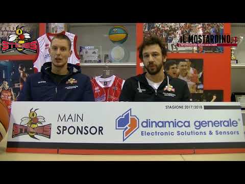 Pre-partita di Stings Mantova - Roseto con coach Lamma e Candussi