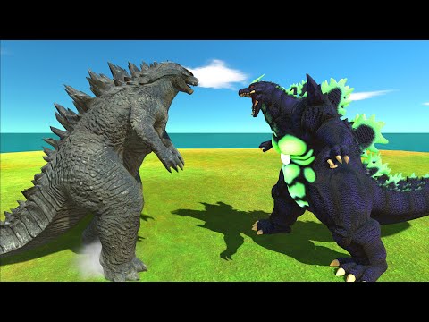 Godzilla 2014 VS Super Godzilla - Animal Revolt Battle Simulator