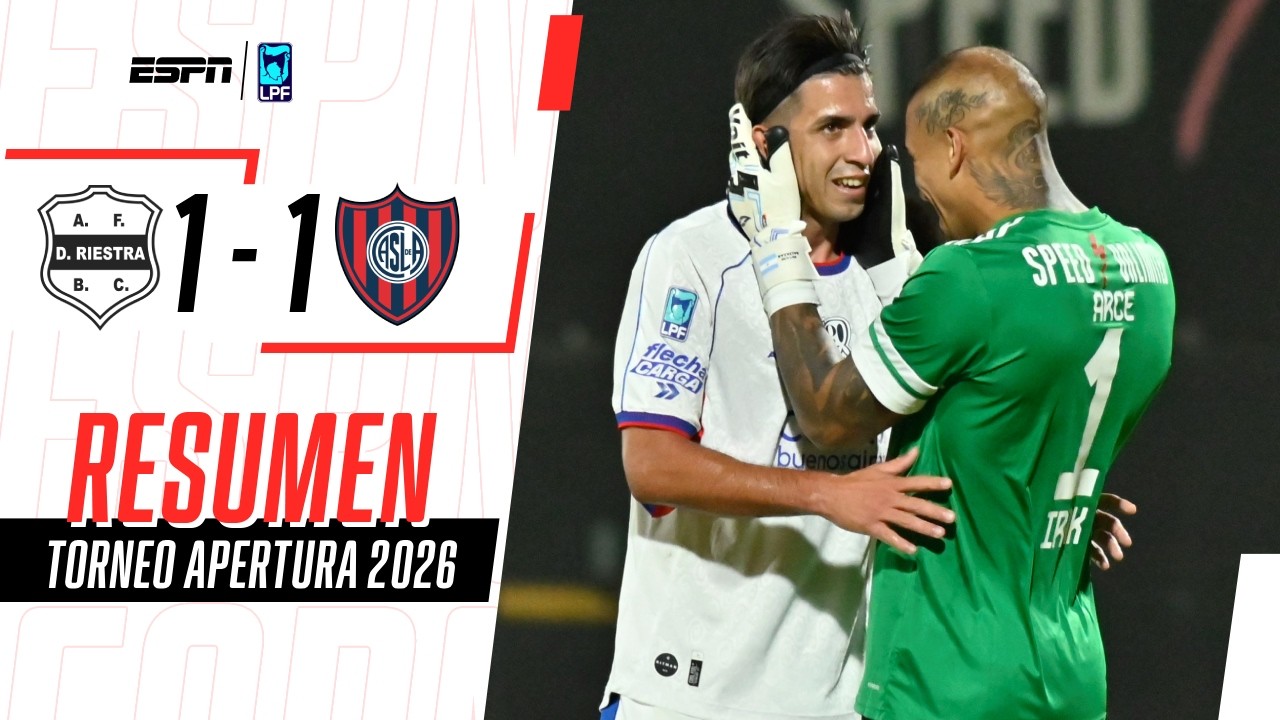 CUELLO SALVÓ AL CICLÓN Y RESCATÓ UN PUNTO ANTE EL MALEVO | Riestra 1-1 San Lorenzo | RESUMEN