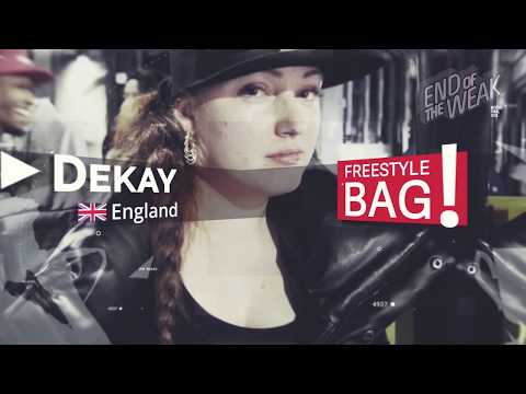 Freestyle bag - DEKAY - England - EOW World final 2019, Brussels, Belgium !