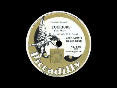 Jack Leon and his Dance Band - Toujours - 1930