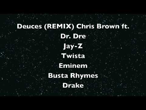 Deuces (REMIX)- Chris Brown ft. Dr. Dre, Jay-Z, Twista, Eminem, Busta Rhymes, Drake