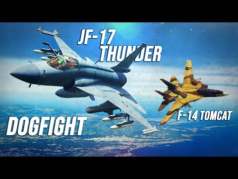 Trying Out Manual Wing Sweep F-14A Tomcat Vs Jf-17 Thunder Dogfight | Digital Combat Simulator | DCS