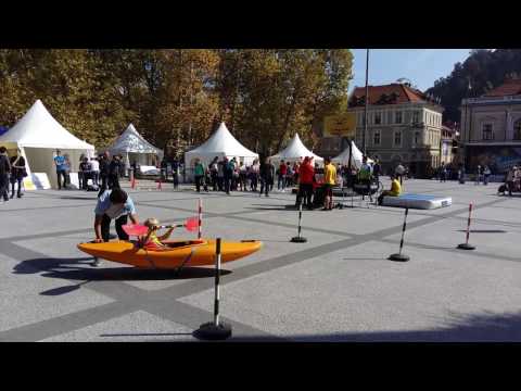 Predstavitev kajakaštva - Festival Olimpijski, Kongresni trg, Liubliana, 23.9.2016