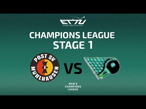 ETTU CHAMPIONS LEAGUE 2025/26 STAGE 1 | Post SV Mühlhausen 1951 e.V. vs STK Vyhne