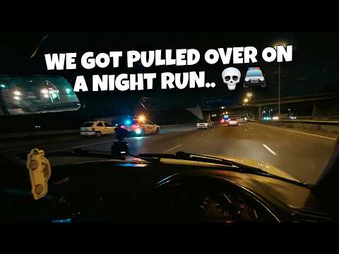 We Got Pulled Over On A Night Run!! ❤️‍🩹🚔🚨 /// *It Was Epic Though 🫣*